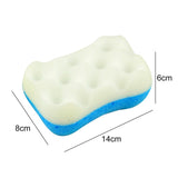 2 PCS Deep Skin Care Bath Sponge Exfoliating Cleansing Washing servant Shower Sponge Brush, Random Color Delivery, Deep Skin Care Bath Sponge