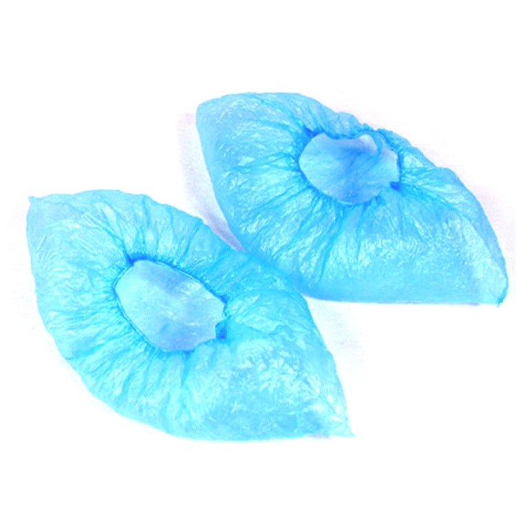 100 PCS Rainy Day Disposable Plastic CPE Thick Outdoor Shoe Cover, 3g, 1.5g 3g