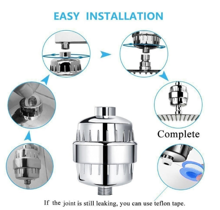 10-15 Layer Activated Carbon Bathroom Shower Filter Bathing Water Filter Purifier Water Shower Set, Activated Carbon Filter