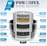 10-15 Layer Activated Carbon Bathroom Shower Filter Bathing Water Filter Purifier Water Shower Set, Activated Carbon Filter