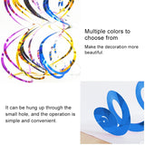 5 PCS 70cm PVC Spiral Ornaments Christmas Kindergarten Classroom Birthday Party Scene Layout Hanging Sequin Ornaments