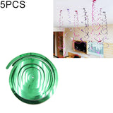 5 PCS 70cm PVC Spiral Ornaments Christmas Kindergarten Classroom Birthday Party Scene Layout Hanging Sequin Ornaments