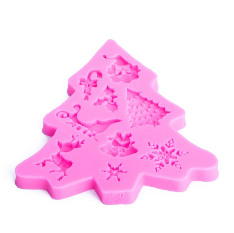 Christmas Tree Fondant Silicone Mold Cake Chocolate Biscuit Decoration Tool, Christmas Tree Shape