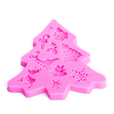 Christmas Tree Fondant Silicone Mold Cake Chocolate Biscuit Decoration Tool, Christmas Tree Shape