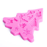 Christmas Tree Fondant Silicone Mold Cake Chocolate Biscuit Decoration Tool, Christmas Tree Shape