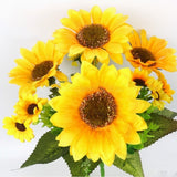 2 PCS Creative Elegant Artificial Bouquet Sunflower Wedding Party Decoration, Sunflower