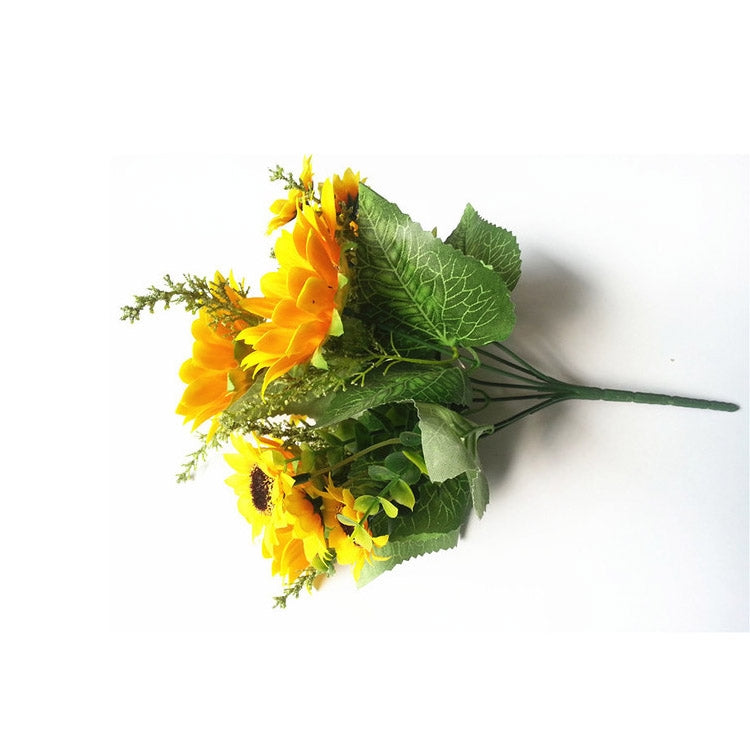 2 PCS Creative Elegant Artificial Bouquet Sunflower Wedding Party Decoration, Sunflower
