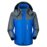 Men Winter Thick Fleece Waterproof Outwear Down Jackets Coats, L, XL, XXL, XXXL, XXXXL, XXXXXL