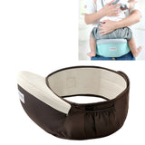 Waist belt Baby Carrier Waist Stool Walkers Baby Sling Hold Waist Belt Backpack Coffee
