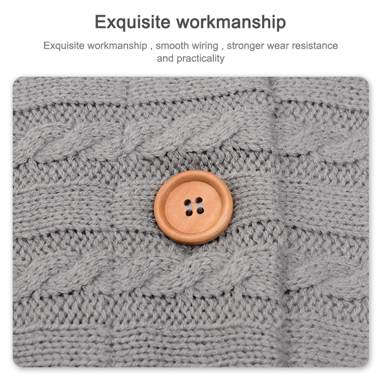 Warm Soft Cotton Knitting Envelope Newborn Baby Sleeping Bag
