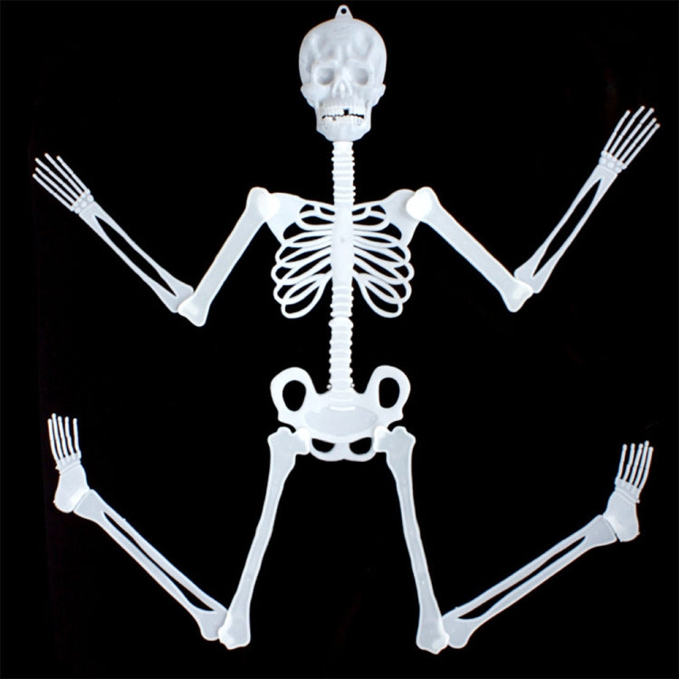 Luminous Skeleton Halloween Activity Props Bar Haunted House Decoration Supplies Fluorescent Skeleton, Small（35cm), Medium(90cm), Large(150cm)