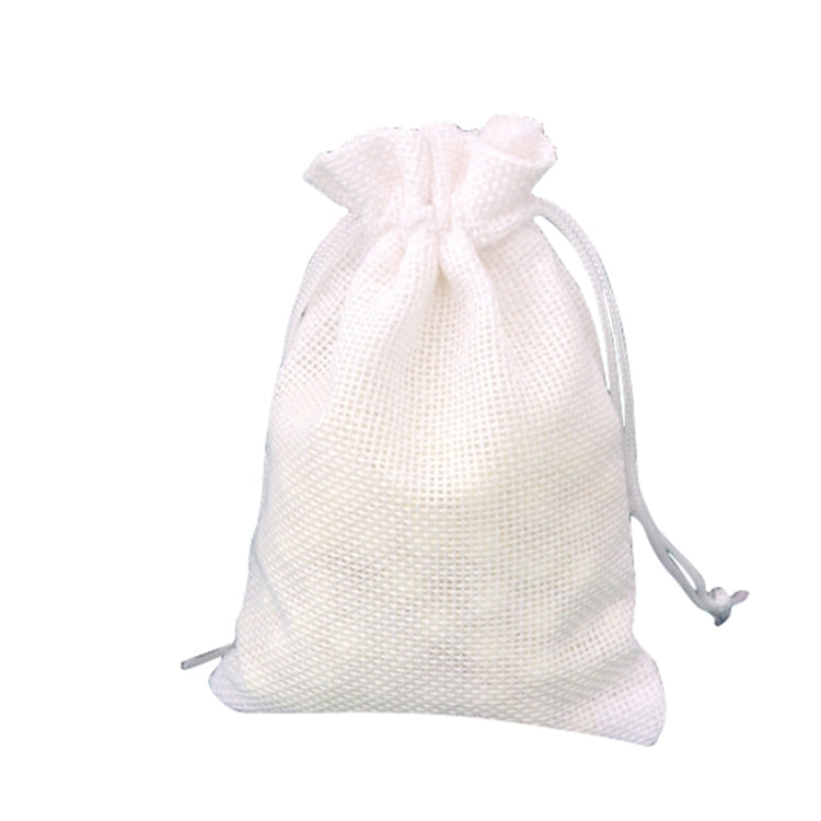 50 PCS Multi size Linen Jute Drawstring Gift Bags Sacks Wedding Birthday Party Favors Drawstring Gift Bags, 7x9cm, 9x12cm, 10x14cm