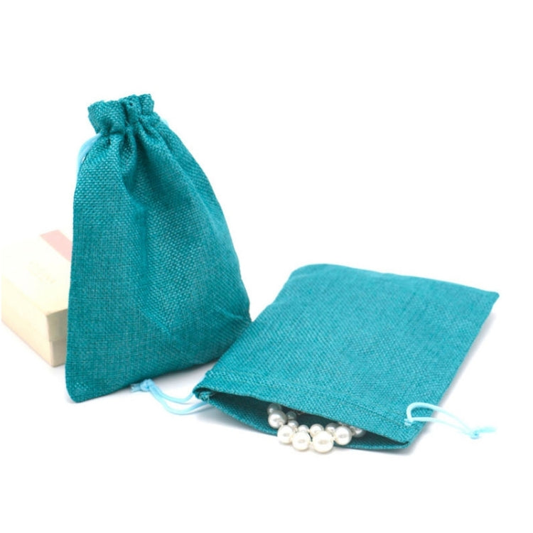 50 PCS Multi size Linen Jute Drawstring Gift Bags Sacks Wedding Birthday Party Favors Drawstring Gift Bags, 7x9cm, 9x12cm, 10x14cm