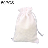 50 PCS Multi size Linen Jute Drawstring Gift Bags Sacks Wedding Birthday Party Favors Drawstring Gift Bags, 13x18cm, 15x20cm, 17x23cm
