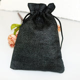 50 PCS Multi size Linen Jute Drawstring Gift Bags Sacks Wedding Birthday Party Favors Drawstring Gift Bags, 13x18cm, 15x20cm, 17x23cm