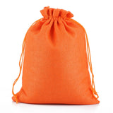 50 PCS Multi size Linen Jute Drawstring Gift Bags Sacks Wedding Birthday Party Favors Drawstring Gift Bags, 13x18cm, 15x20cm, 17x23cm