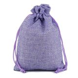 50 PCS Multi size Linen Jute Drawstring Gift Bags Sacks Wedding Birthday Party Favors Drawstring Gift Bags, 20x30cm