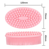Silicone Scalp Shower Massage Brush Soft Baby Bath Brush, Silicone Scalp Bath Brush
