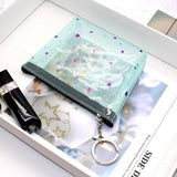 Mini Waterproof PVC Jelly Coin Purse Transparent Zipper Bag