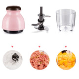 Portable Mixing Cup Electric Soy Milk Juicer Multi-function Cooking Machine Home Meat Grinder, Plastic Cup, Glass Cup