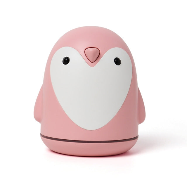 220ml Aroma Humidifier Cute Penguin USB Air Diffuser Home Office Car Mist Maker Air Purifier Pink
