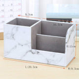 Marble Retro Creative Office Multi-function Pen Holder Storage Box, Marble 1822