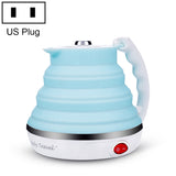 Portable Folding Silicone Intelligent Constant Temperature Travel Camping Electric Kettle, US Plug, EU Plug