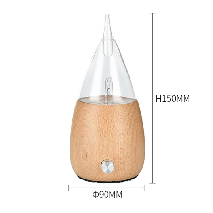 Waterless Diffuser Essential Oil Spray Wood Glass Aromatherapy Air Humidifier, AU Plug, UK Plug, US Plug, EU Plug