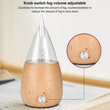 Waterless Diffuser Essential Oil Spray Wood Glass Aromatherapy Air Humidifier, AU Plug, UK Plug, US Plug, EU Plug