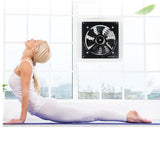 220V Exhaust Fan High Speed Air Extractor Window Ventilation Fan for Kitchen Ventilator Axial Industrial Wall Fan, 12 inch, 10 inch