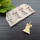 2 PCS Christmas Bells Chocolate Candy Cookie Cake Decorating Tools DIY Baking Fondant Food Grade Silicone Mold, Christmas Bells