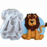 2 PCS 3D Animal Shape Silicone Form Fondant Cake Biscuit Molds, 3D Animal Shape(Lion), 3D Animal Shape(Giraffe), 3D Animal Shape(Rabbit), 3D Animal Shape(Monkey) 3D Animal Shape(Lion) Lion