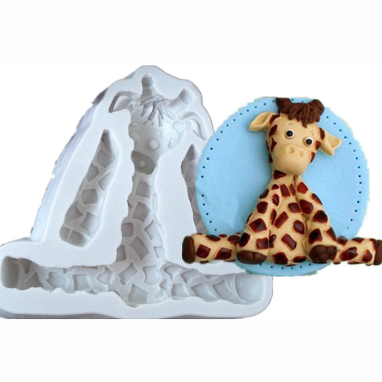 2 PCS 3D Animal Shape Silicone Form Fondant Cake Biscuit Molds, 3D Animal Shape(Lion), 3D Animal Shape(Giraffe), 3D Animal Shape(Rabbit), 3D Animal Shape(Monkey) 3D Animal Shape(Giraffe) Giraffe