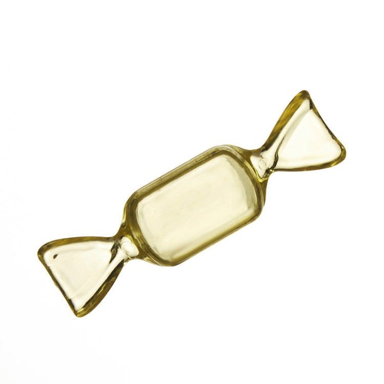 10 PCS/Set Transparent Creative Candy Box Small Candy-shaped Mini Plastic Box Clear Yellow