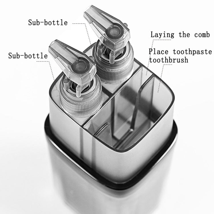 2 in 1 Traveling Wash Set Multi-function Travel Wash Cup Toothpaste Toothbrush Split Bottle Storage Box