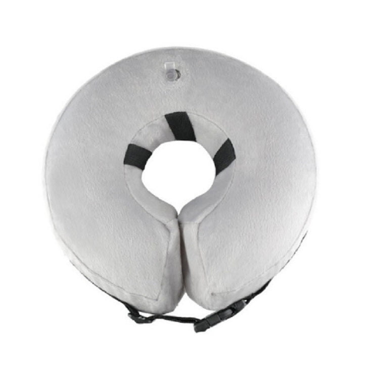 Inflatable Pet Collar Pet Grooming Warm Protective Wound Protection Collar, M, L