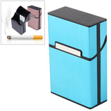Aluminum Cigar Cigarette Case Tobacco Holder Pocket Box Storage Container Smoking Set