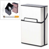 Aluminum Cigar Cigarette Case Tobacco Holder Pocket Box Storage Container Smoking Set