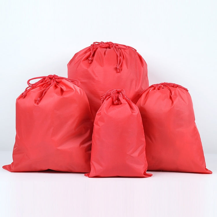 4 in 1 Portable Nylon Waterproof Travel Storage Bag Drawstring Beam Pocket Clothing Storage Bag, 20cmx30cm, 27cmx34cm, 34cmx39cm, 46cmx57cm