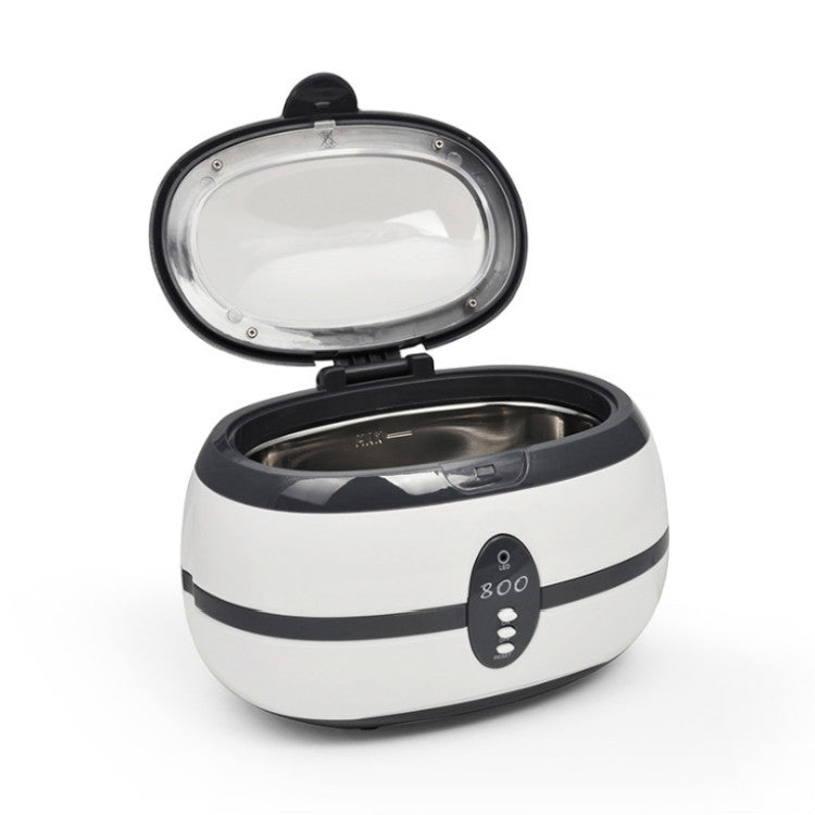 VGT-800 600ml Low Noise Vacuum Cleaner Ultrasonic Cleaner with SUS304 Tank for Home Jewelry Eyeglass Watch, UK Plug, EU Plug, US Plug