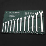 TUOSEN Manual Hardware Tool Opening Plum Blossom Dual-use Wrench Set, 10 In 1, 12 In 1, 14 In 1, 15 In 1 12 In 1