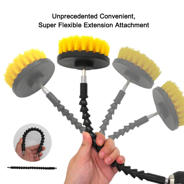 19 in 1 Household Nylon Hexagonal Electric Drill Brush Pads Scouring Sanding Disc Pad Kits, 19 in 1