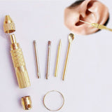 5 Sets 4 in 1 Multifunctional Portable Ear Spoon Tools