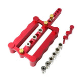 Woodworking Punching Locator Vertical Triple Hole Straight Hole Opener Dowel
