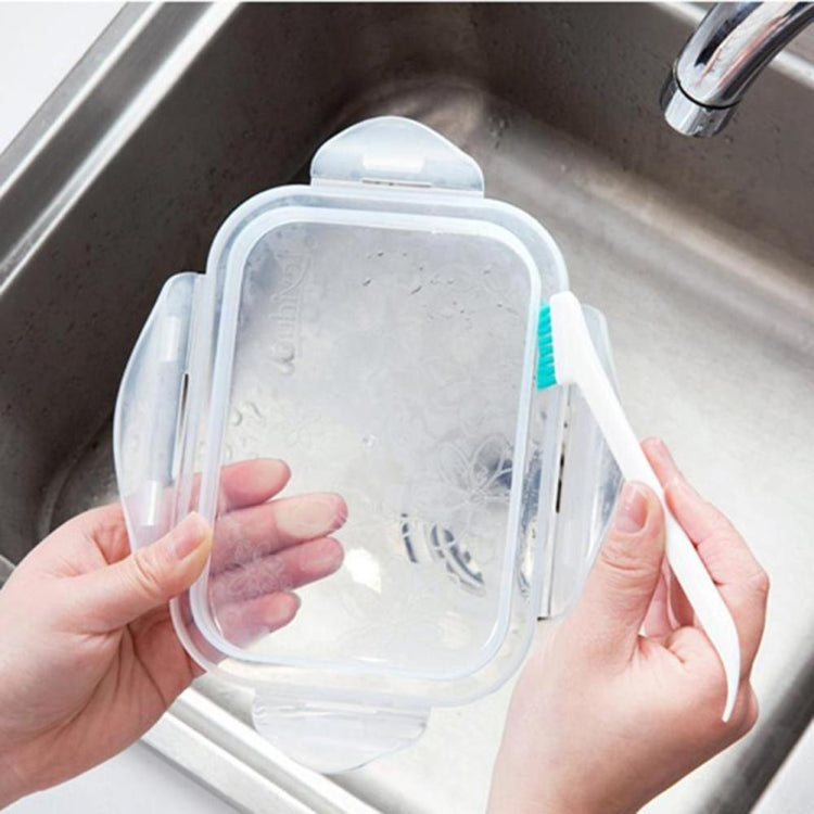 2 Sets 2 in 1 Double Head Door Window Gap Cleaning Brush Cup Brush with Tail Scraper, 2 Sets 2 in 1