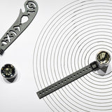 Multi-functional Drawing Ruler Creative Drawing Tool Magnetic Compass Ruler