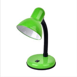 Vintage Iron LED Desk Lamp Push Button Switch Eye Protection Reading Led Light Table Lamps Green