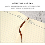 A5 Marble Texture Retro Password Lock Notebook Multifunctional Student Handbook Notepad