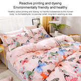 4pcs / Set Printing Bedding Set Bed Sheet Pillowcases Cover, For 2.2m Bed