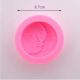 DIY Chocolate Cake Pudding Decoration Tool Face Silicone Model Baking Mold, Face licone Model